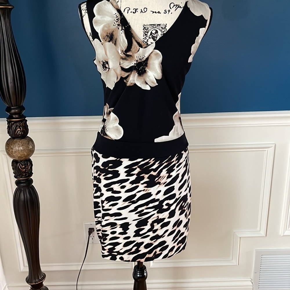 Mixed print dress - Picture 5 of 5
